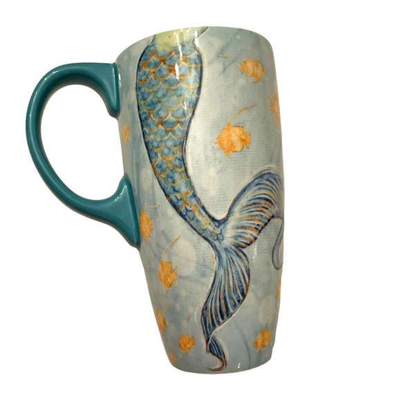 Lang Mermaid Latte Mug Ceramic 18 oz New in Box Chad Barrett - Picture 6 of 8